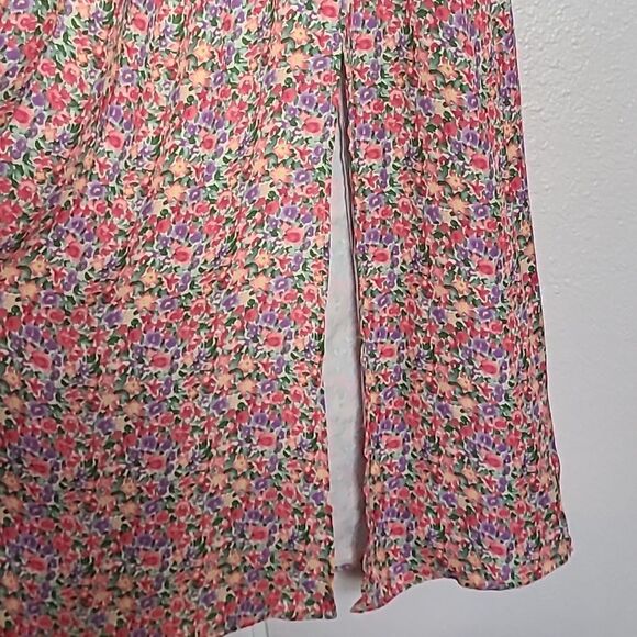 Resa Ashley Midi Dress Charleston bloomcore Floral Flower Print XS summer spring - Picture 5 of 7
